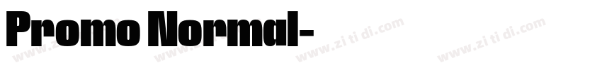 Promo Normal字体转换